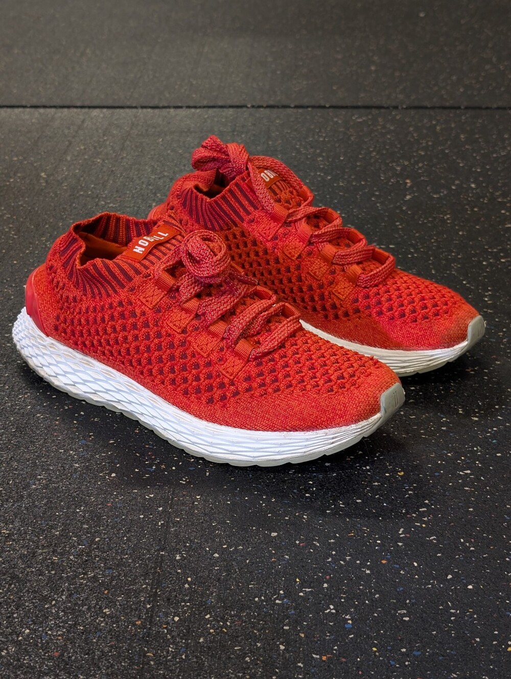NoBull Allday Knit Sneakers Shoes Trainers No Bull Red Womens Size 8.5 / Mens 7